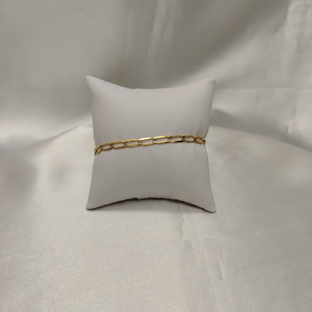 PULSERA TEJIDO ESLABONES 4G 18 CM (NUEVO)