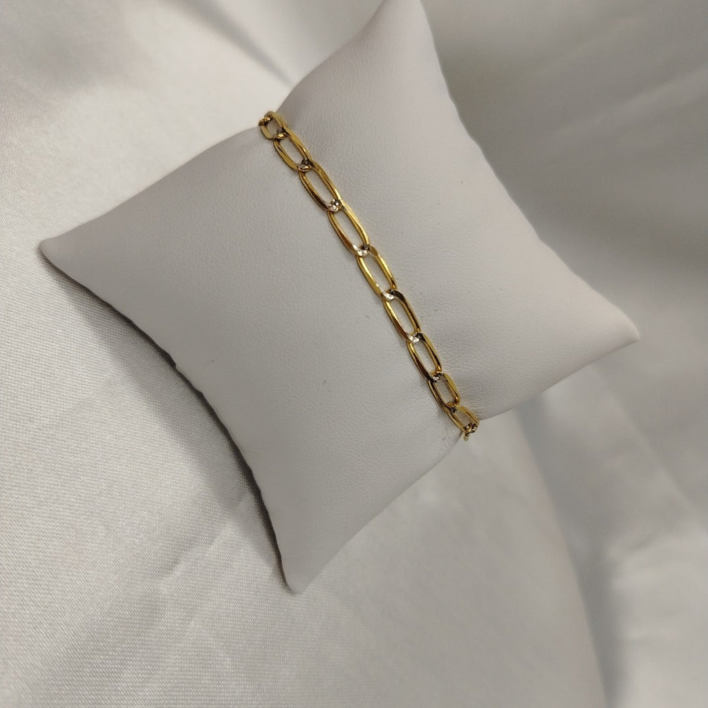 PULSERA TEJIDO ESLABONES 4G 18 CM (NUEVO)
