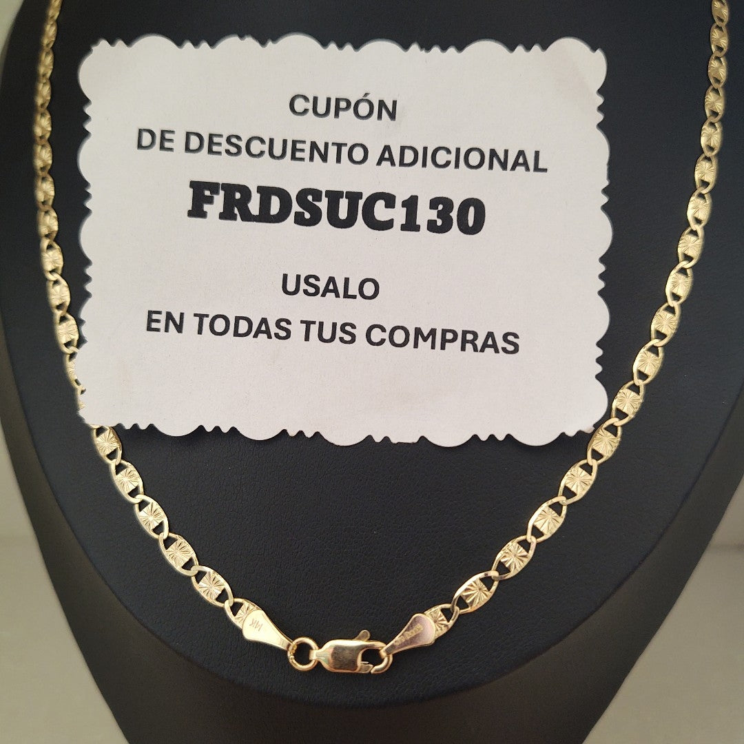 CADENAS GUCHI ORO 14K 55 CM 7 GR (NUEVO)