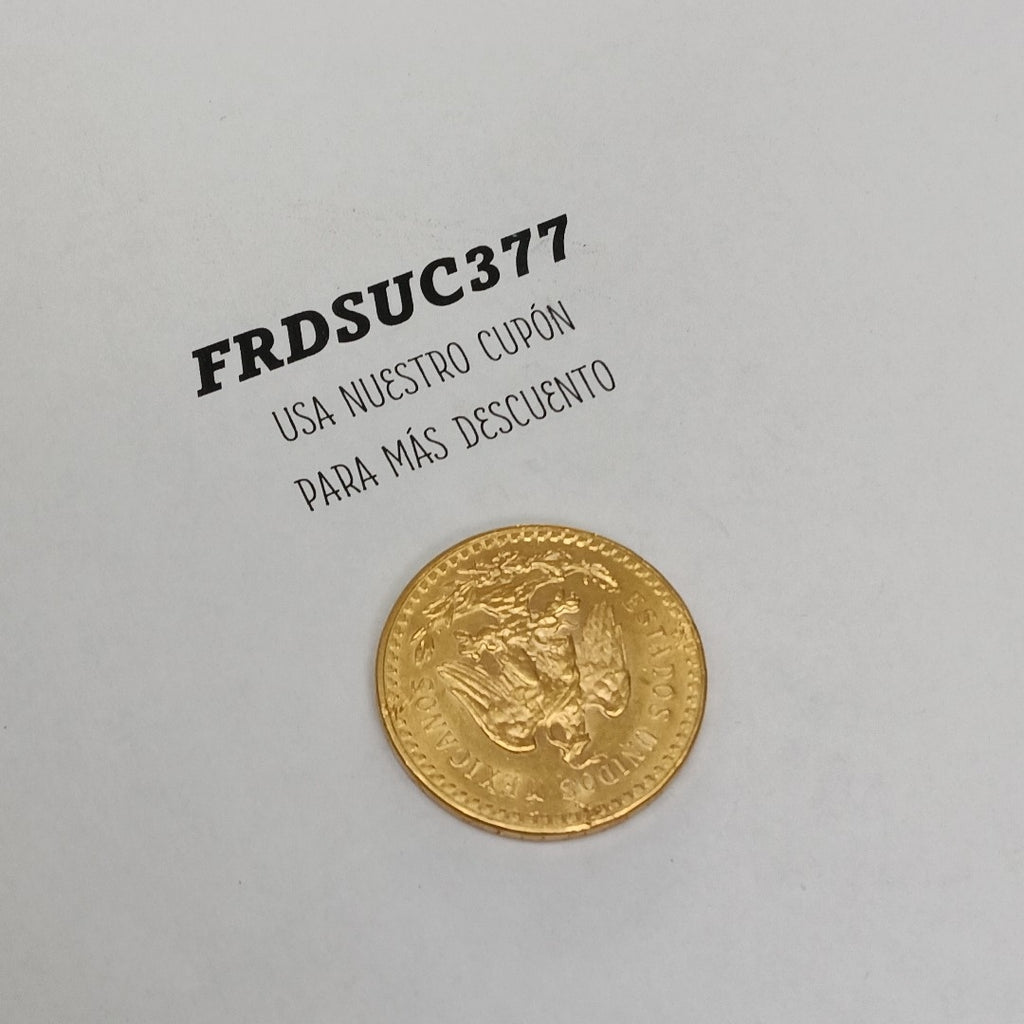 K1 41,60 GRMS 21 K IDENTIFICACIÓN MONEDA NOMINATIVA MONEDAS PESOS 50 PESOS (SEMINUEVO)
