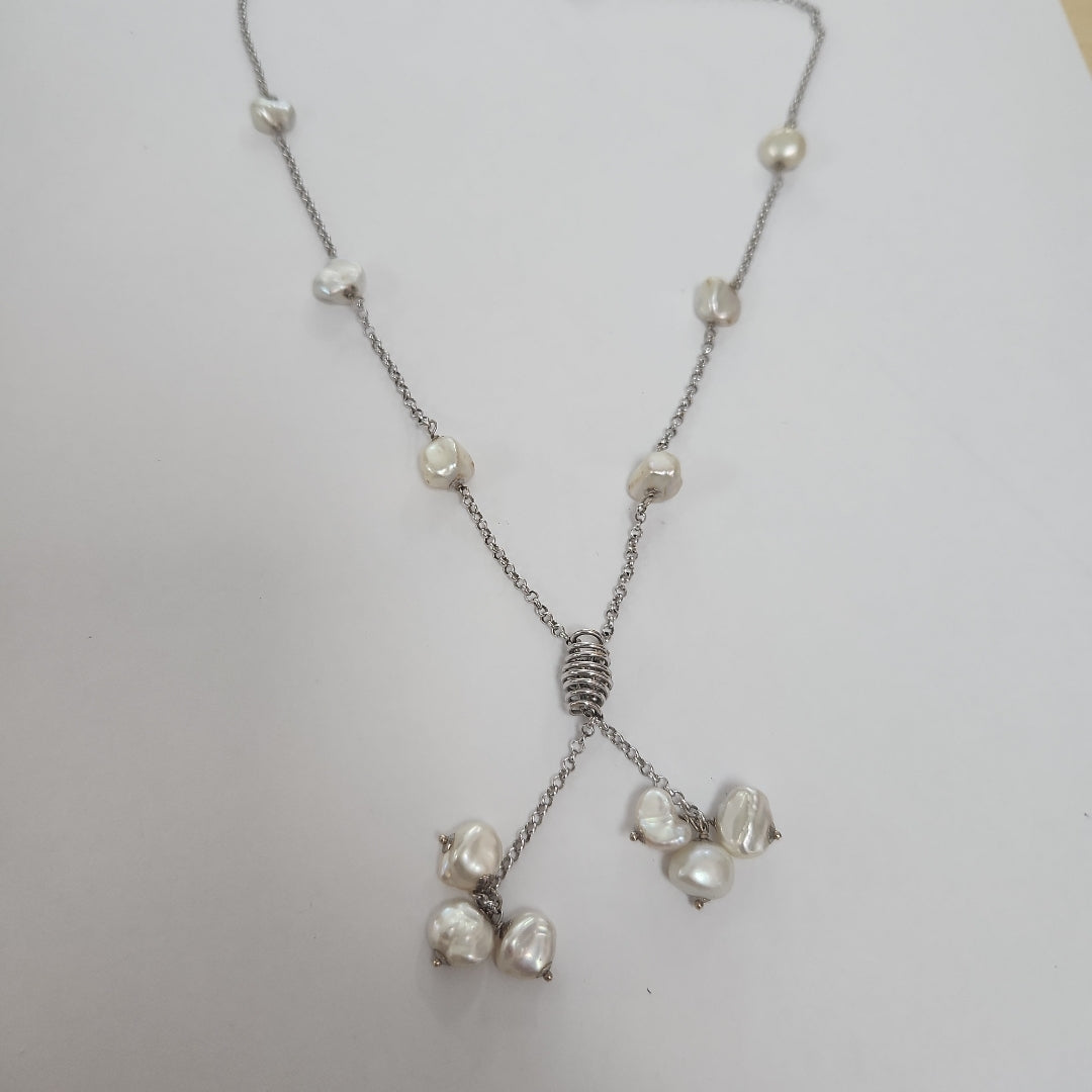 GARGANTILLA ORO BLANCO 14 K 9.8 GRMS (SEMINUEVO)