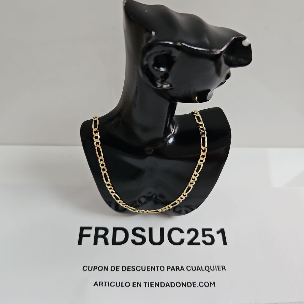 CADENAS 3X1 ORO 14K 60 CM 8.6 GR (NUEVO)