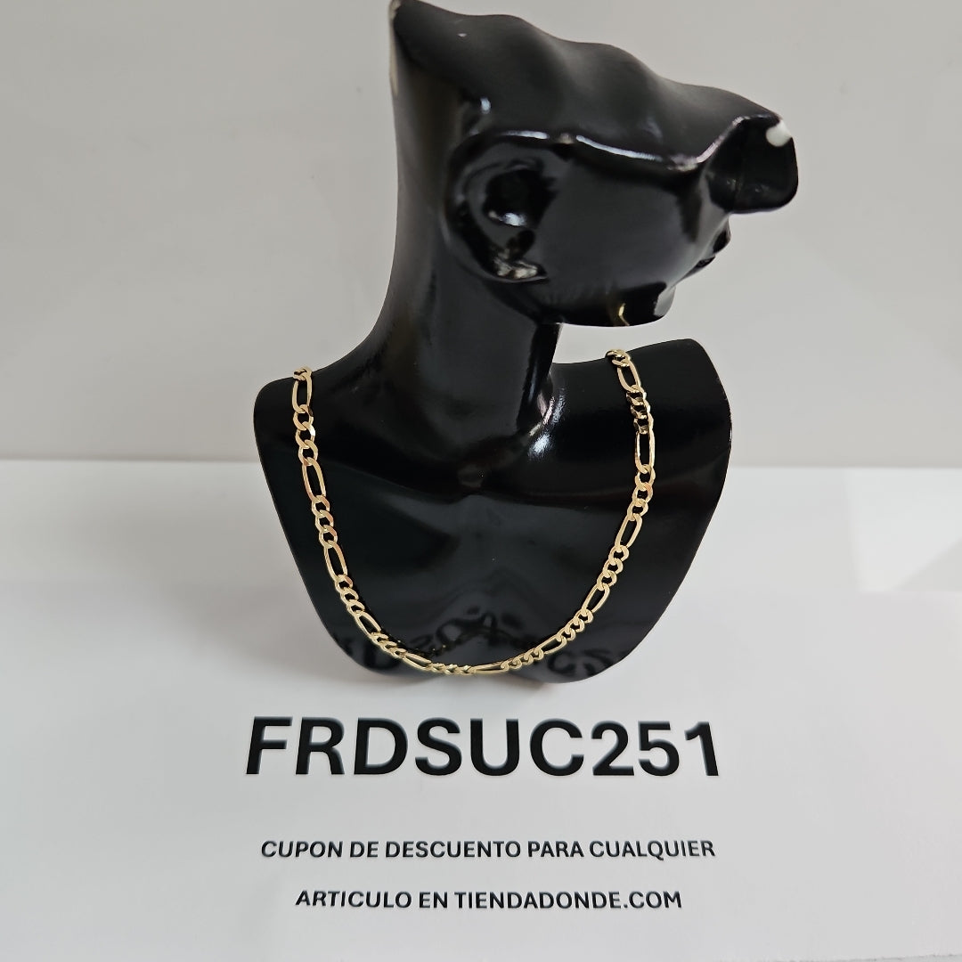 CADENAS 3X1 ORO 14K 60 CM 8.6 GR (NUEVO)