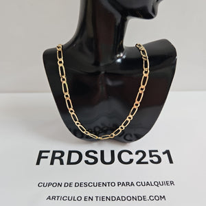 CADENAS 1X1 ORO 14K 55 CM 7.5 GR (NUEVO)