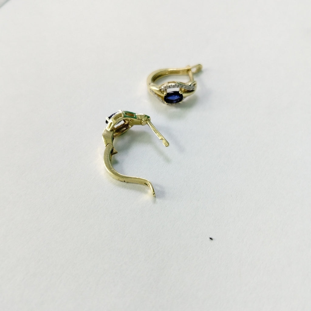 ARETES PAR ORO 14 K 3 GRMS (SEMINUEVO)