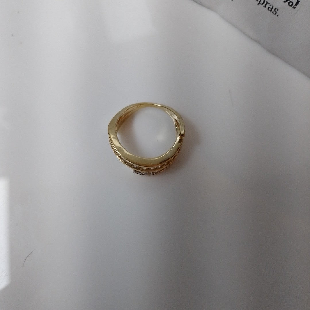 ANILLO ORO 14 K 4.6 GRMS (SEMINUEVO)