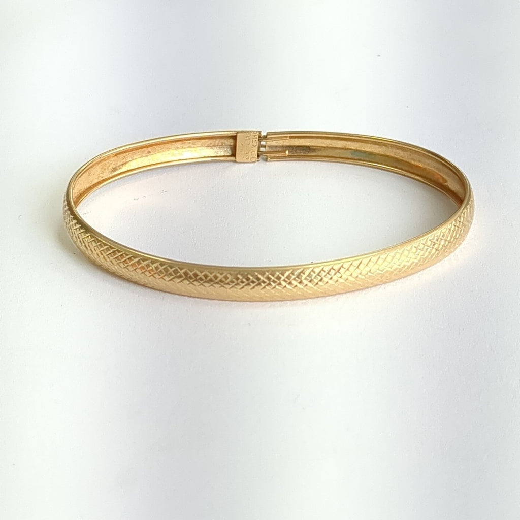 PULSERA RIGIDA ORO 14 K 6 GRMS (SEMINUEVO)