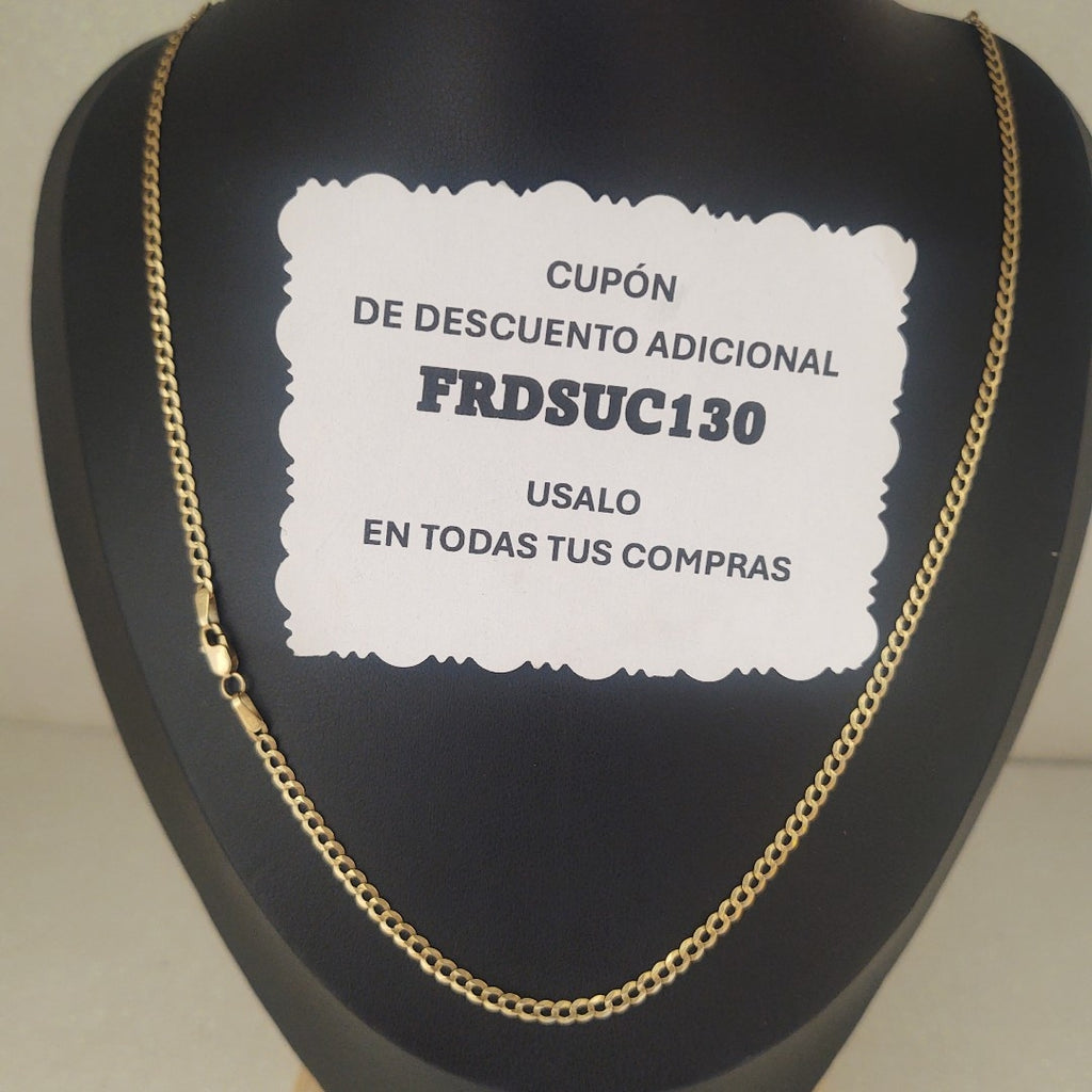 CADENA ORO 14 K 3.3 GRMS (SEMINUEVO)