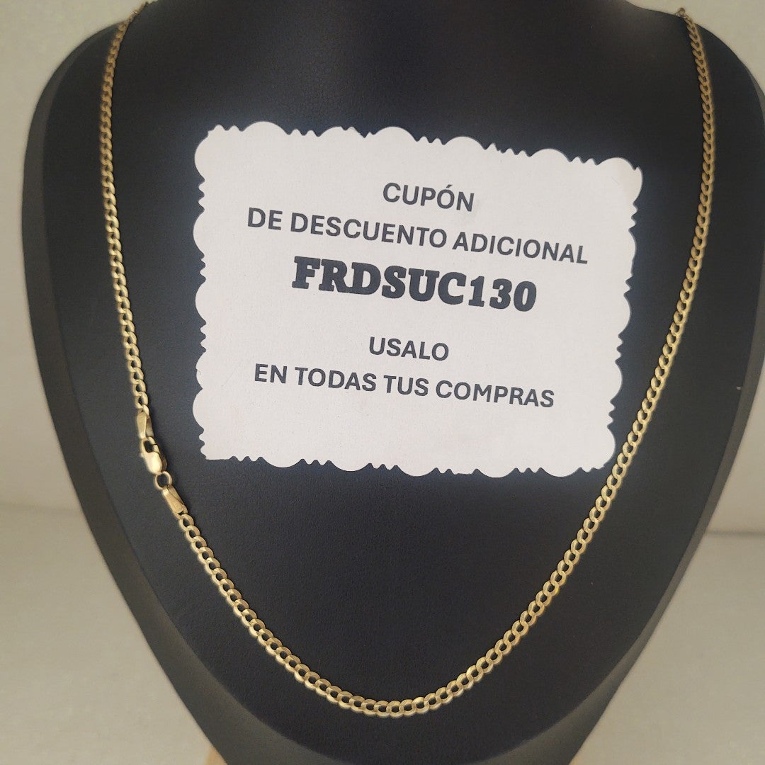 CADENA ORO 14 K 3.3 GRMS (SEMINUEVO)