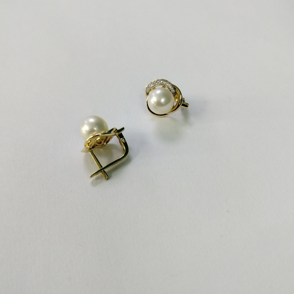 ARETES PAR ORO 14 K 4.7 GRMS (SEMINUEVO)