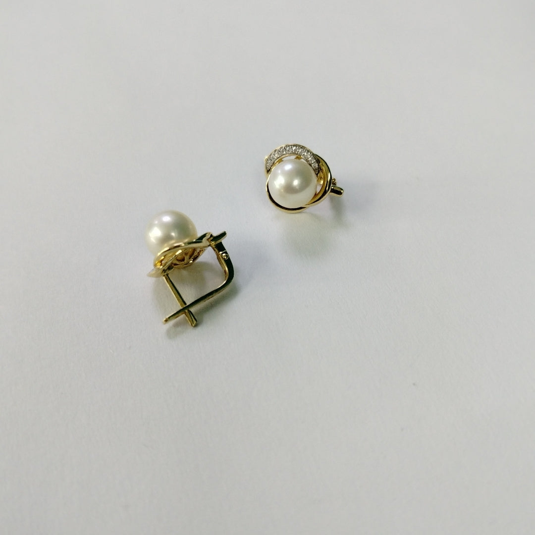 ARETES PAR ORO 14 K 4.7 GRMS (SEMINUEVO)