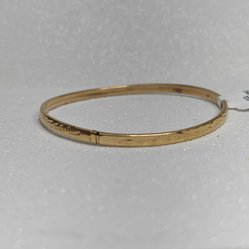 PULSERA RIGIDA ORO 10 K 4.9 GRMS (SEMINUEVO)