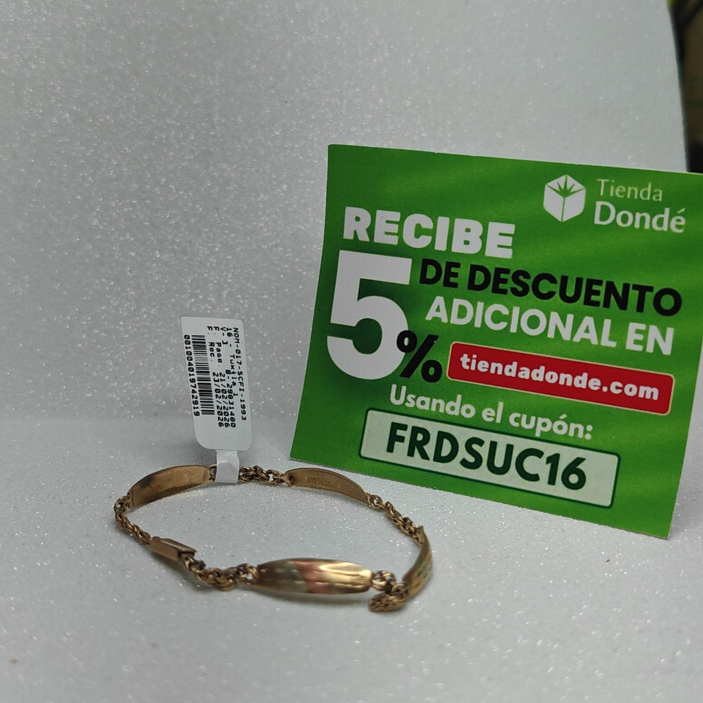 PULSERA ORO 10 K 5.2 GRMS (SEMINUEVO)
