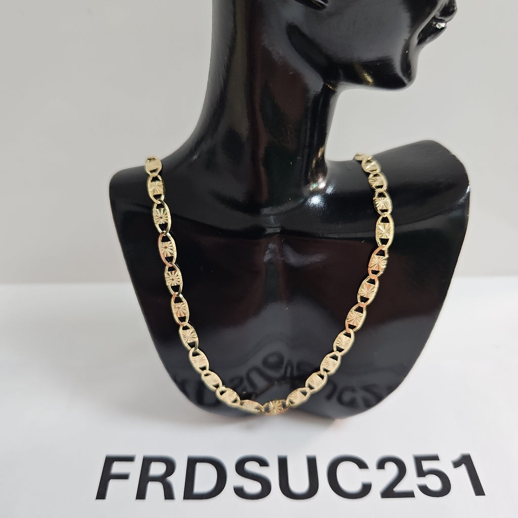 CADENAS GUCHI ORO 14K 55 CM 7.2 GR (NUEVO)