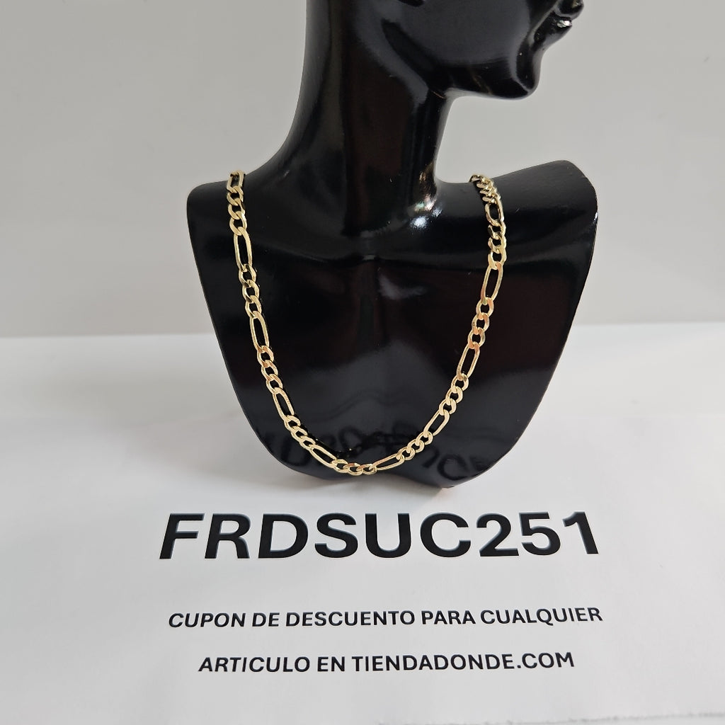 CADENAS 3X1 ORO 14K 60 CM 8.8 GR (NUEVO)