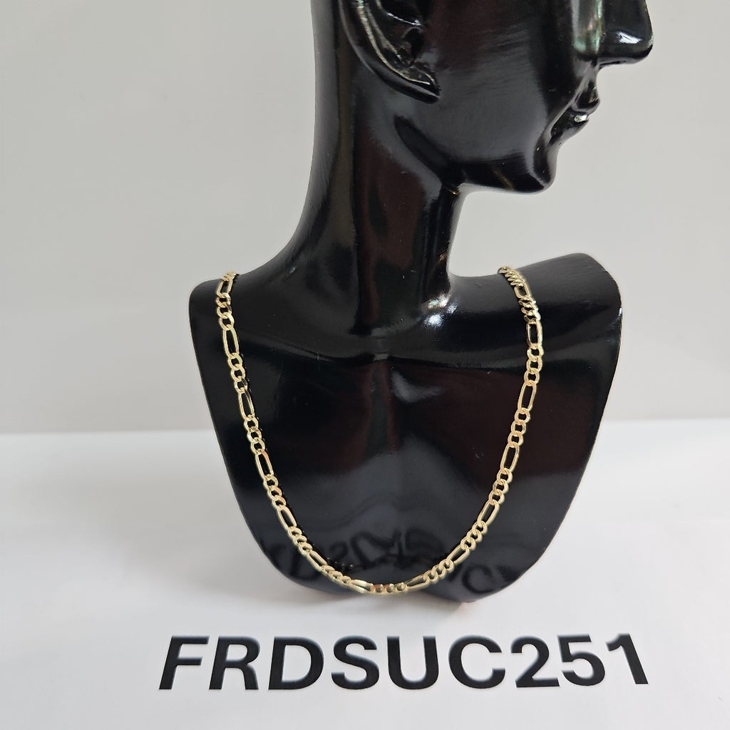 CADENAS 3X1 ORO 14K 55 CM 5 GR (NUEVO)