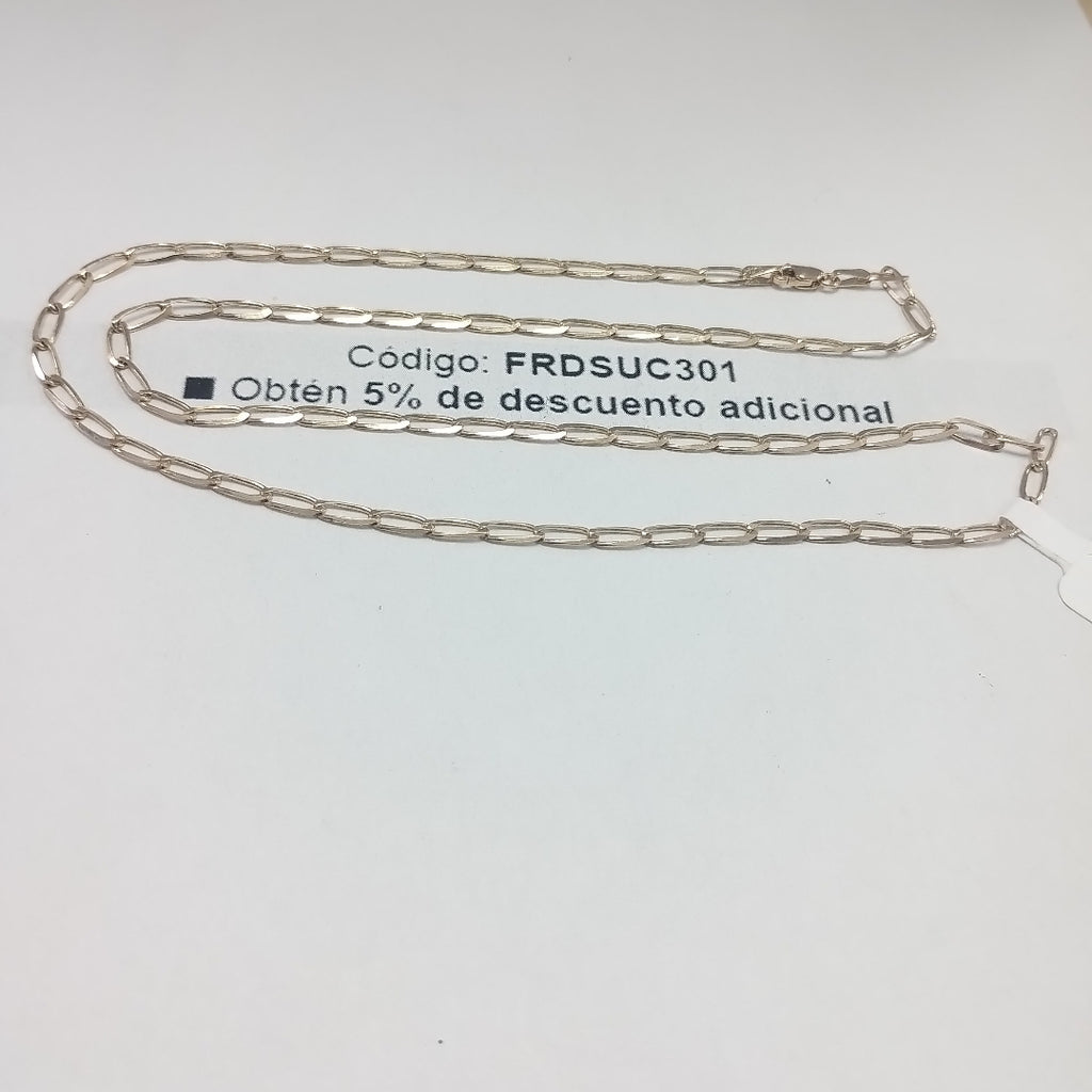 CADENA TEJIDO ESLABONES 6.8G 55 CM (NUEVO)