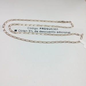 CADENA TEJIDO ESLABONES 6.8G 55 CM (NUEVO)