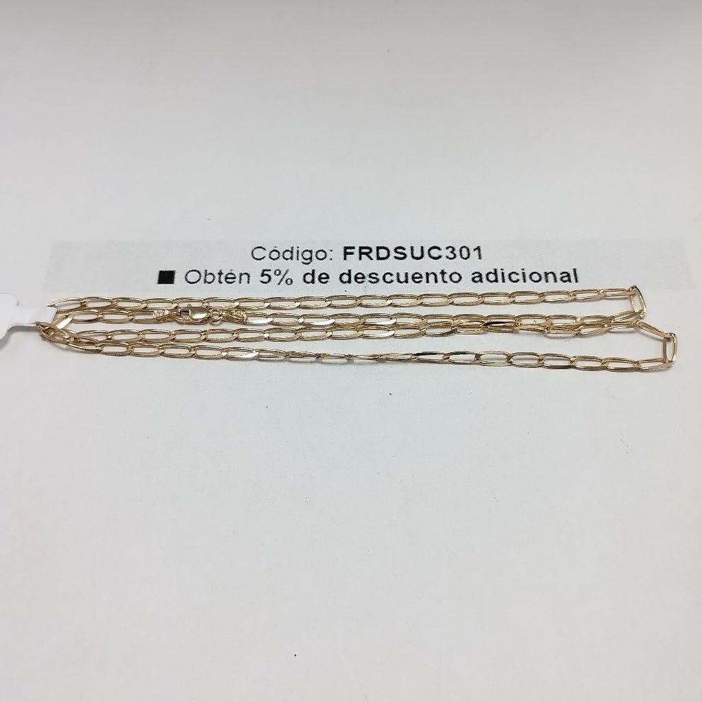 CADENA TEJIDO ESLABONES 6.8G 55 CM (NUEVO)
