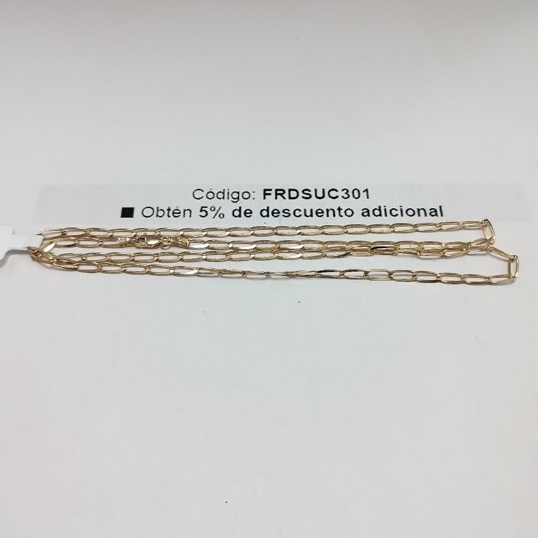 CADENA TEJIDO ESLABONES 6.8G 55 CM (NUEVO)