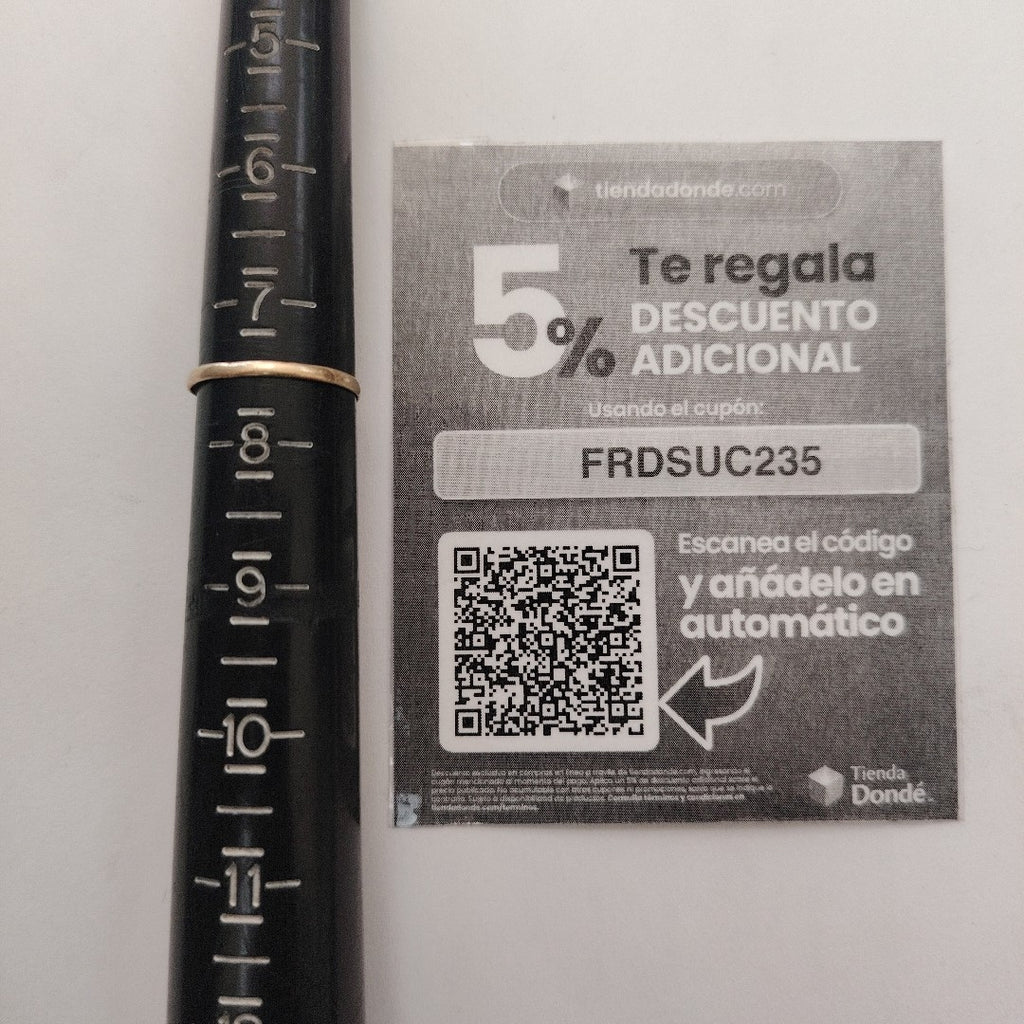 ARGOLLA ORO 8 K 0,60 GRMS (SEMINUEVO)