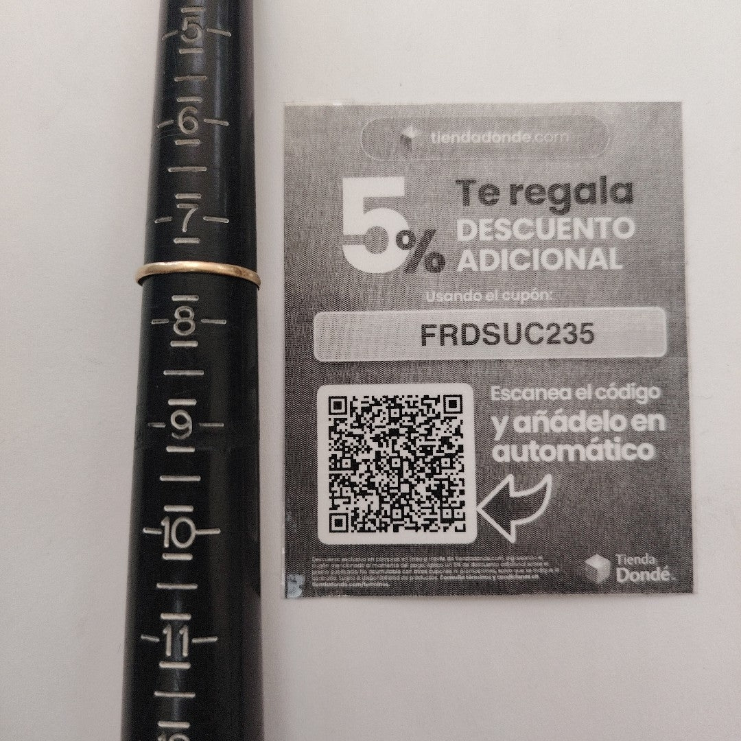 ARGOLLA ORO 8 K 0,60 GRMS (SEMINUEVO)