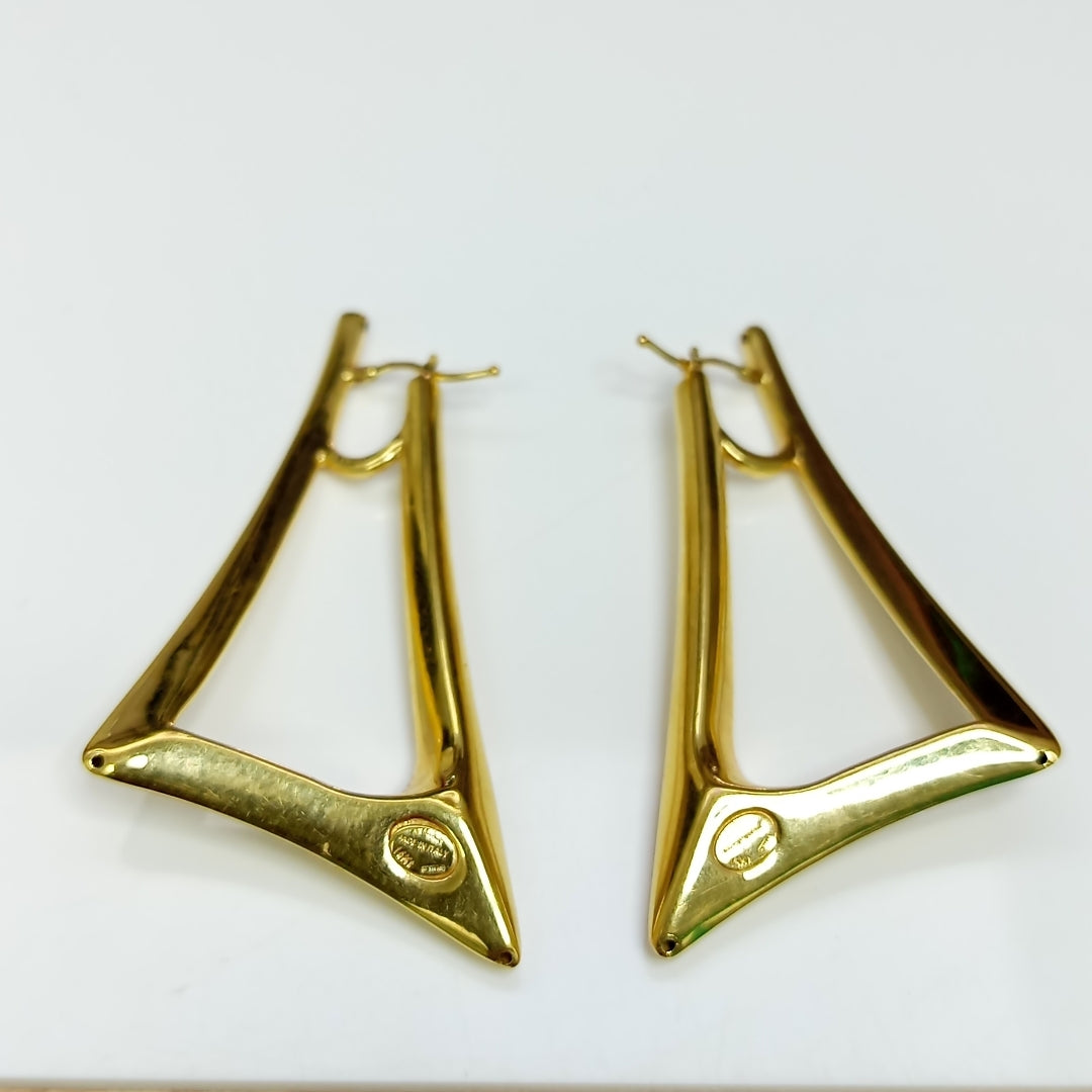 ARRACADAS PAR ORO 14 K 6.6 GRMS (SEMINUEVO)