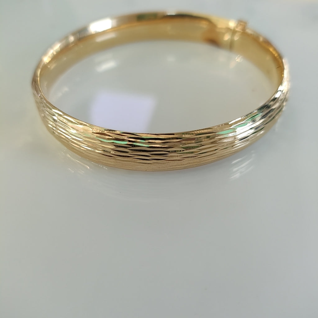 PULSERA RIGIDA ORO 14 K 11.5 GRMS (SEMINUEVO)