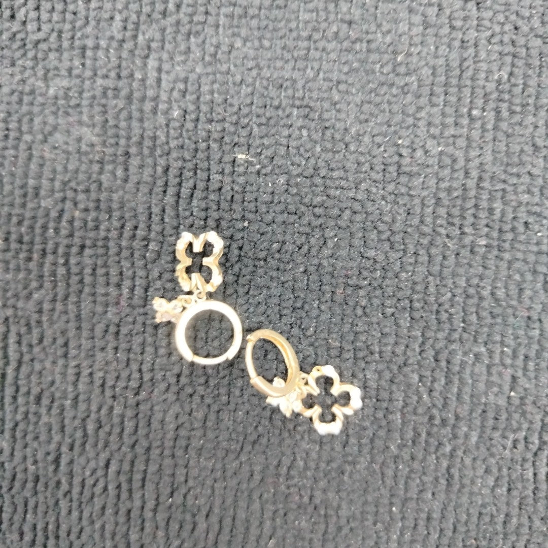 ARETES PAR ORO 14 K 2,10 GRMS (SEMINUEVO)