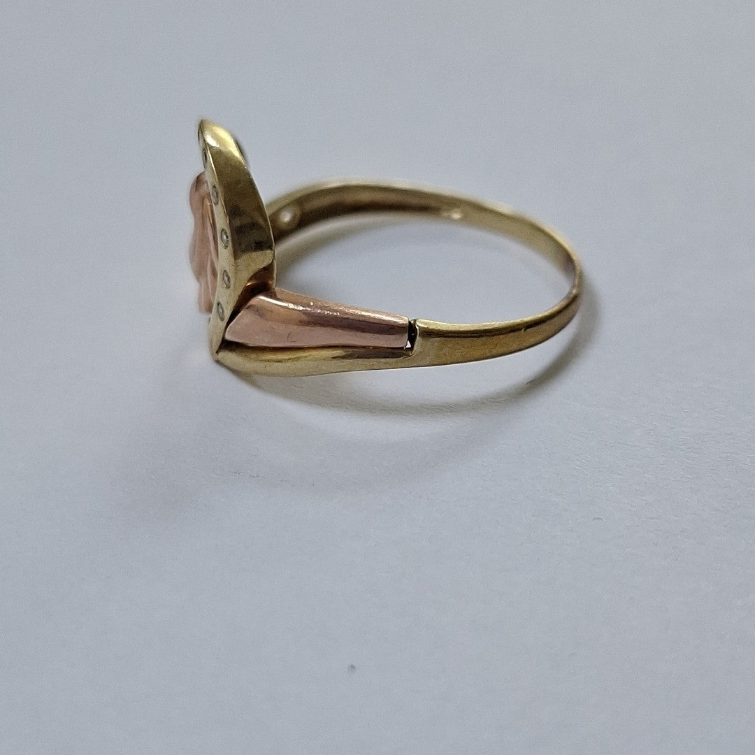 ANILLITO ORO, ORO COMBINADO 10 K 2.7 GRMS (SEMINUEVO)