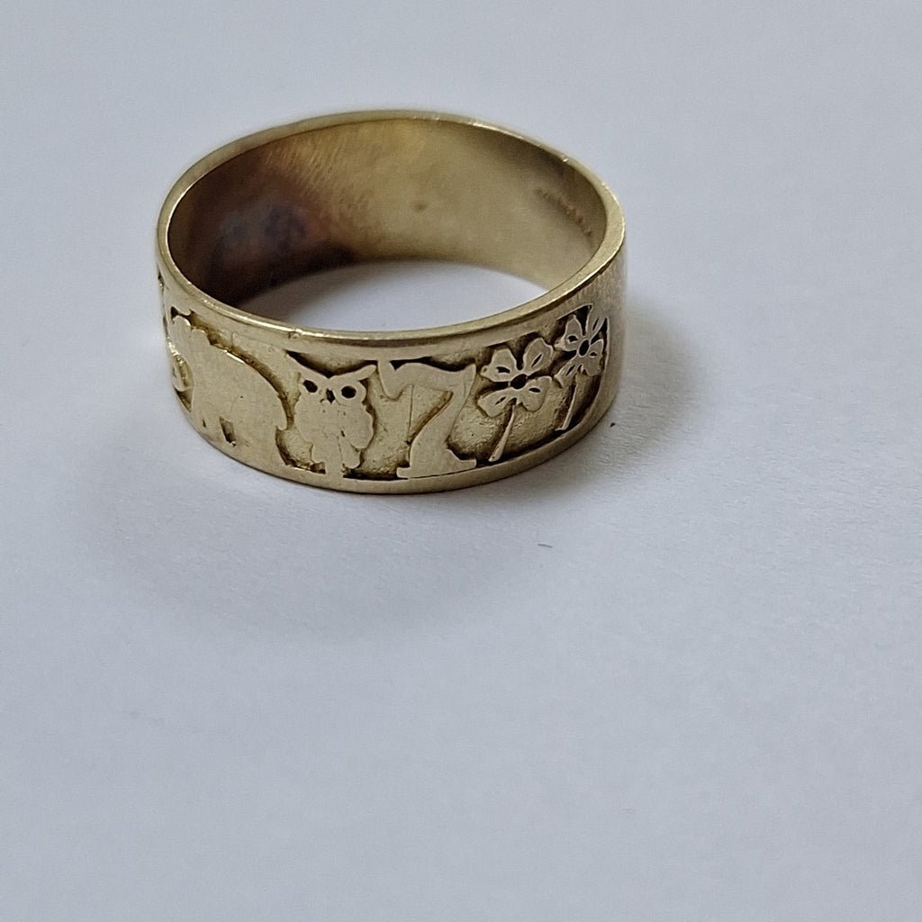 ANILLO ORO 8 K 5.5 GRMS (SEMINUEVO)