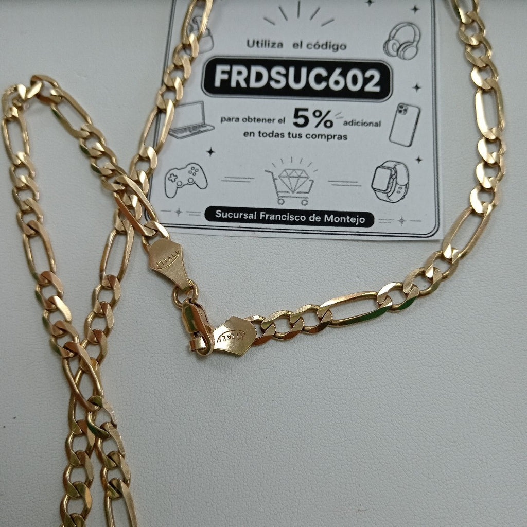 CADENA ORO 14 K 34.7 GRMS (SEMINUEVO)