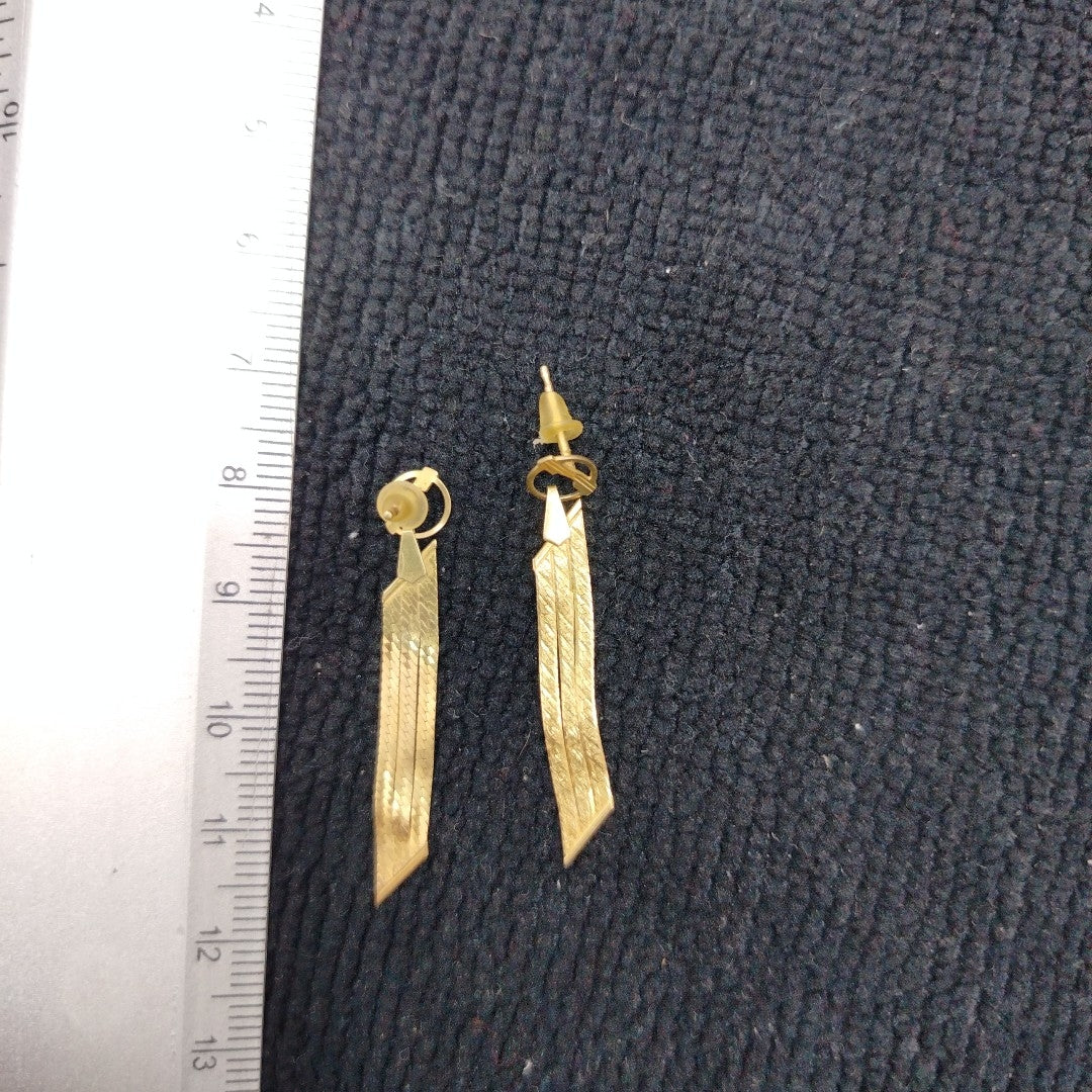 ARETES PAR ORO 10 K 1,10 GRMS (SEMINUEVO)