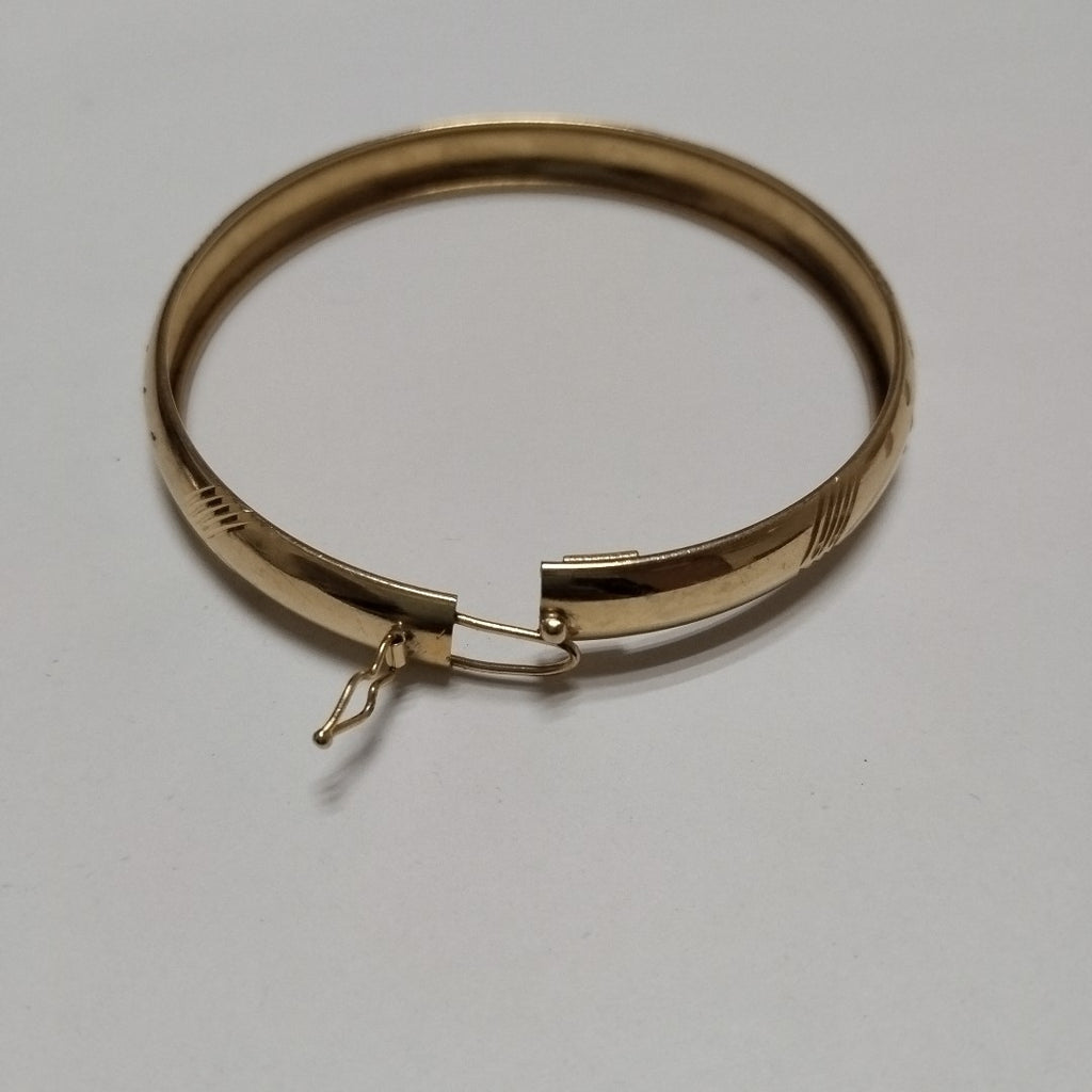 PULSERA RIGIDA ORO 14 K 9.4 GRMS (SEMINUEVO)