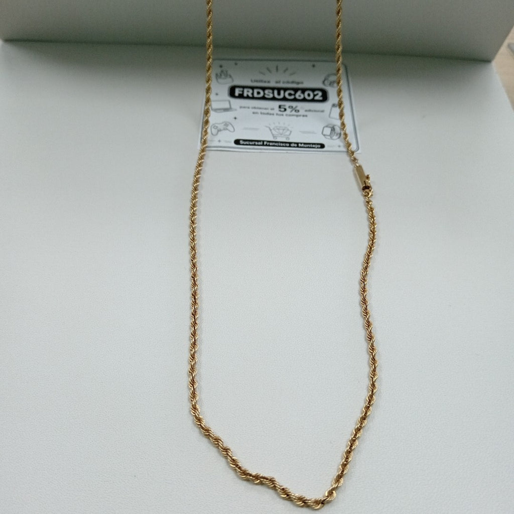 CADENA ORO 14 K 15.7 GRMS (SEMINUEVO)