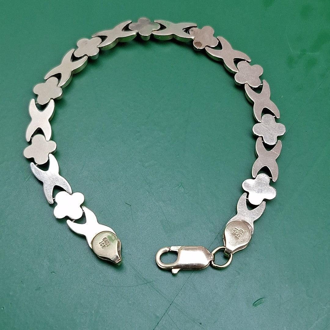 PULSERA ORO COMBINADO 10 K 7 GRMS (SEMINUEVO)