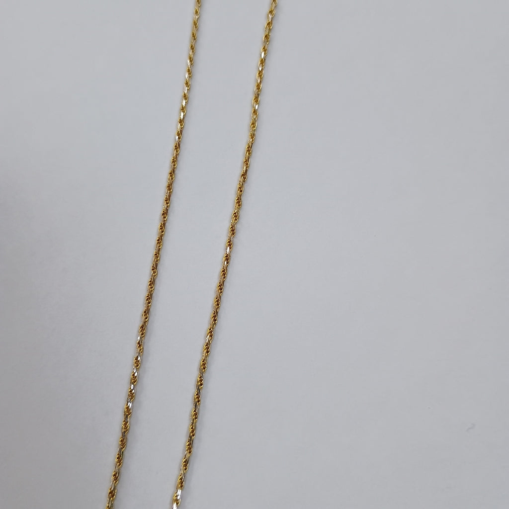 GARGANTILLA ORO,RODIADO 14 K 3,00 GRMS (SEMINUEVO)