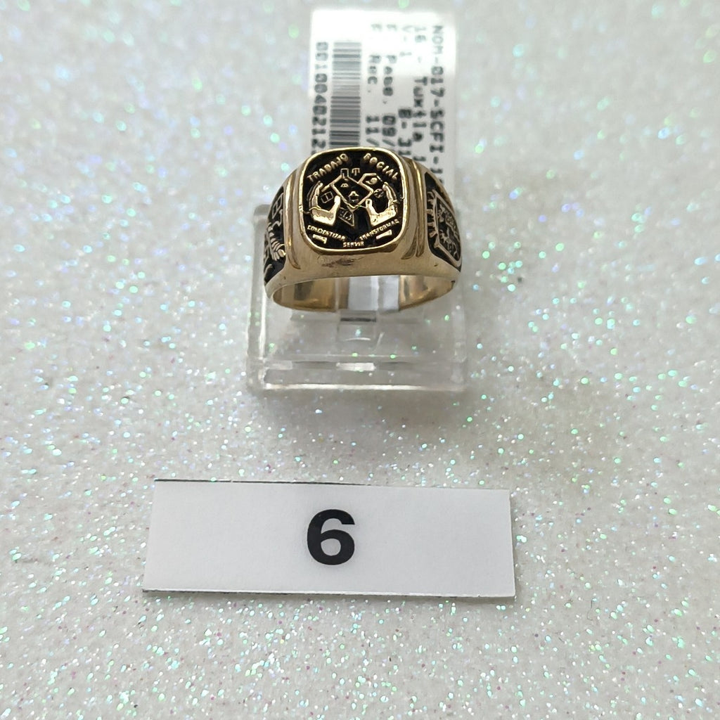 ANILLO DE GRADUACIÓN ORO 8 K 4,00 GRMS (SEMINUEVO)