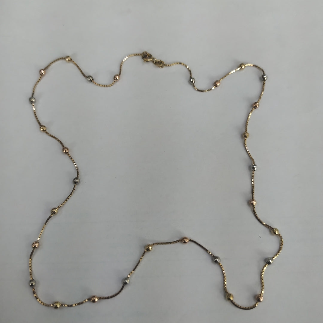 CADENA ORO 14 K 3.9 GRMS (SEMINUEVO)