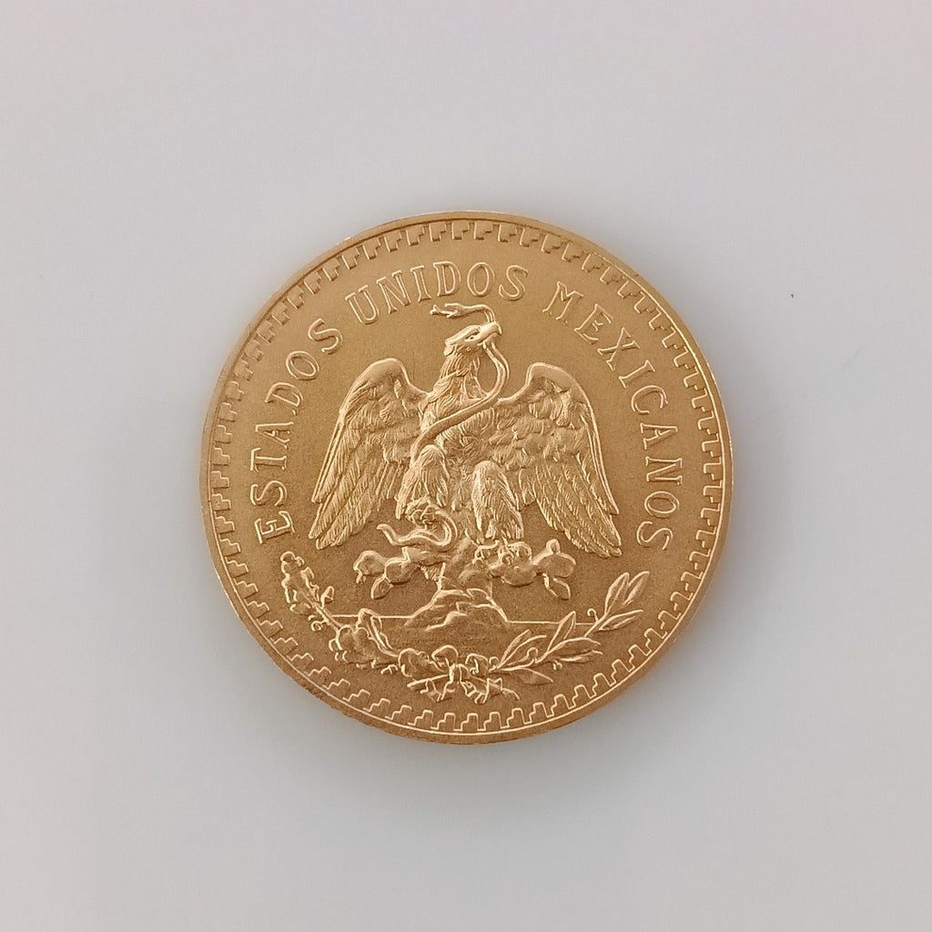K1 41.6 GRMS 21 K IDENTIFICACIÓN MONEDA NOMINATIVA MONEDAS PESOS 50 PESO (SEMINUEVO)