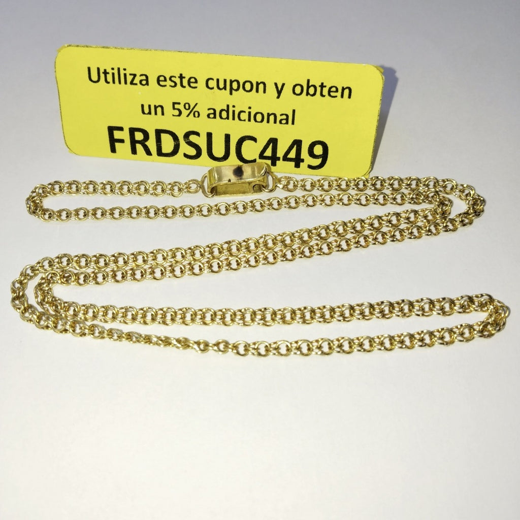 CADENA ORO 14 K 20.2 GRMS (SEMINUEVO)