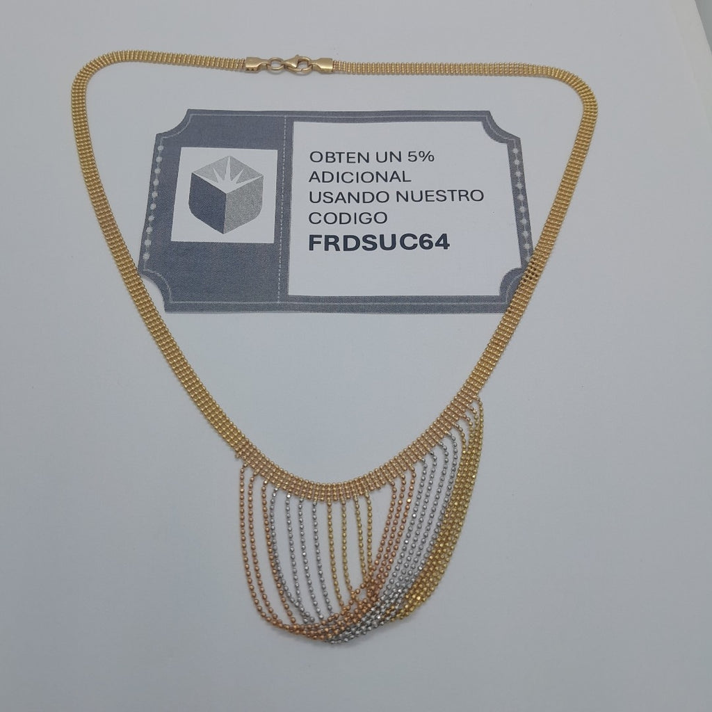 GARGANTILLA ORO 14 K 9.3 GRMS (SEMINUEVO)
