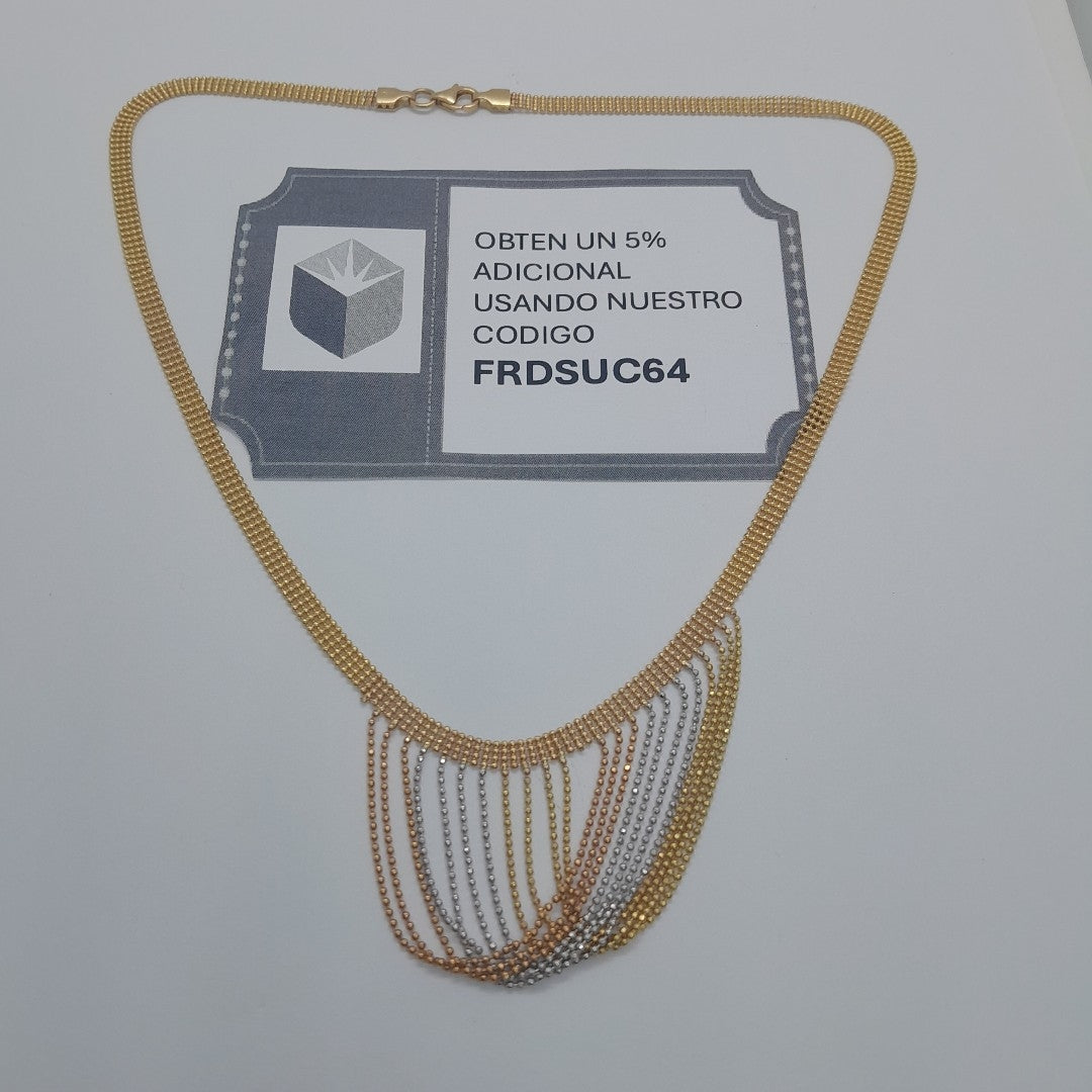 GARGANTILLA ORO 14 K 9.3 GRMS (SEMINUEVO)