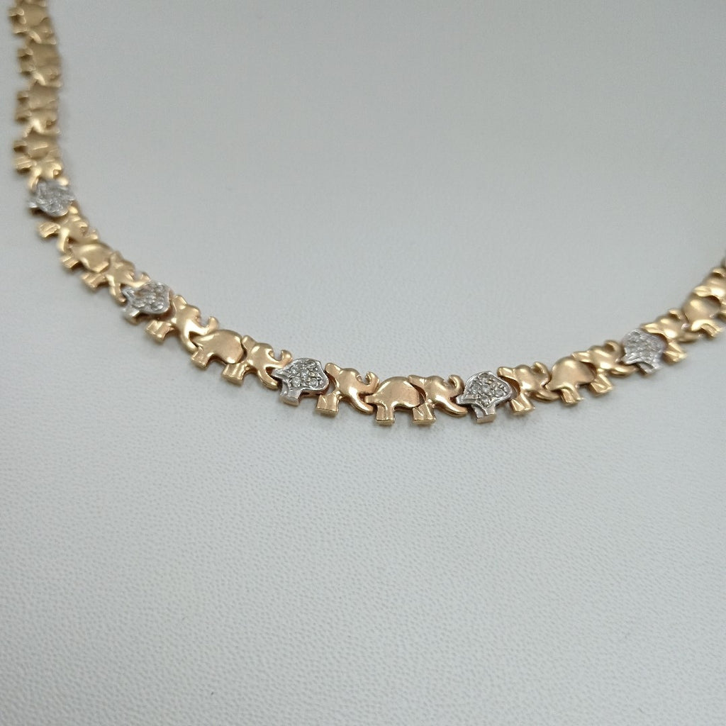 GARGANTILLA ORO 14 K 18.5 GRMS (SEMINUEVO)
