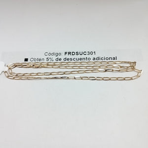 CADENA TEJIDO ESLABONES 6.8G 55 CM (NUEVO)
