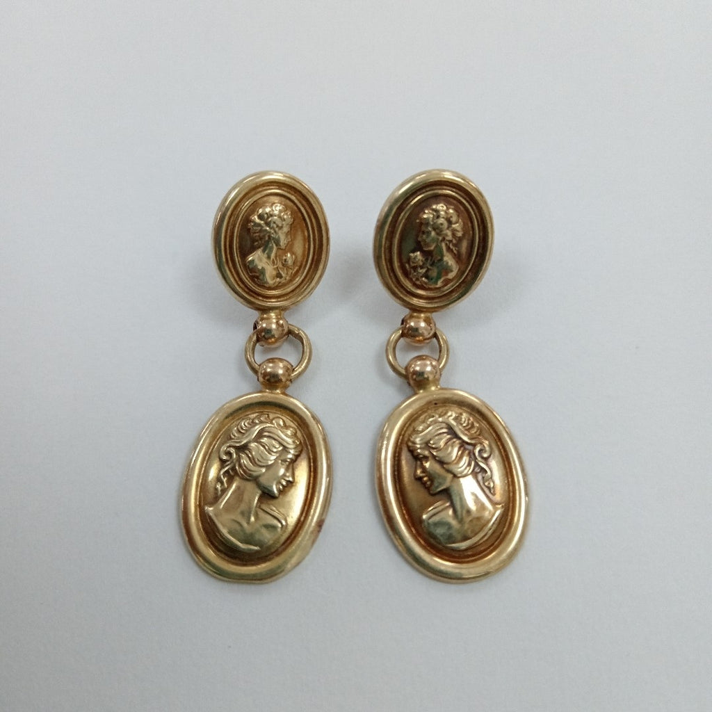 BROQUELES PAR ORO 14 K 4.5 GRMS (SEMINUEVO)