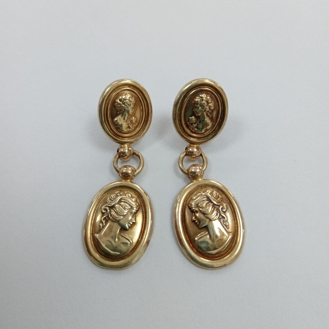 BROQUELES PAR ORO 14 K 4.5 GRMS (SEMINUEVO)