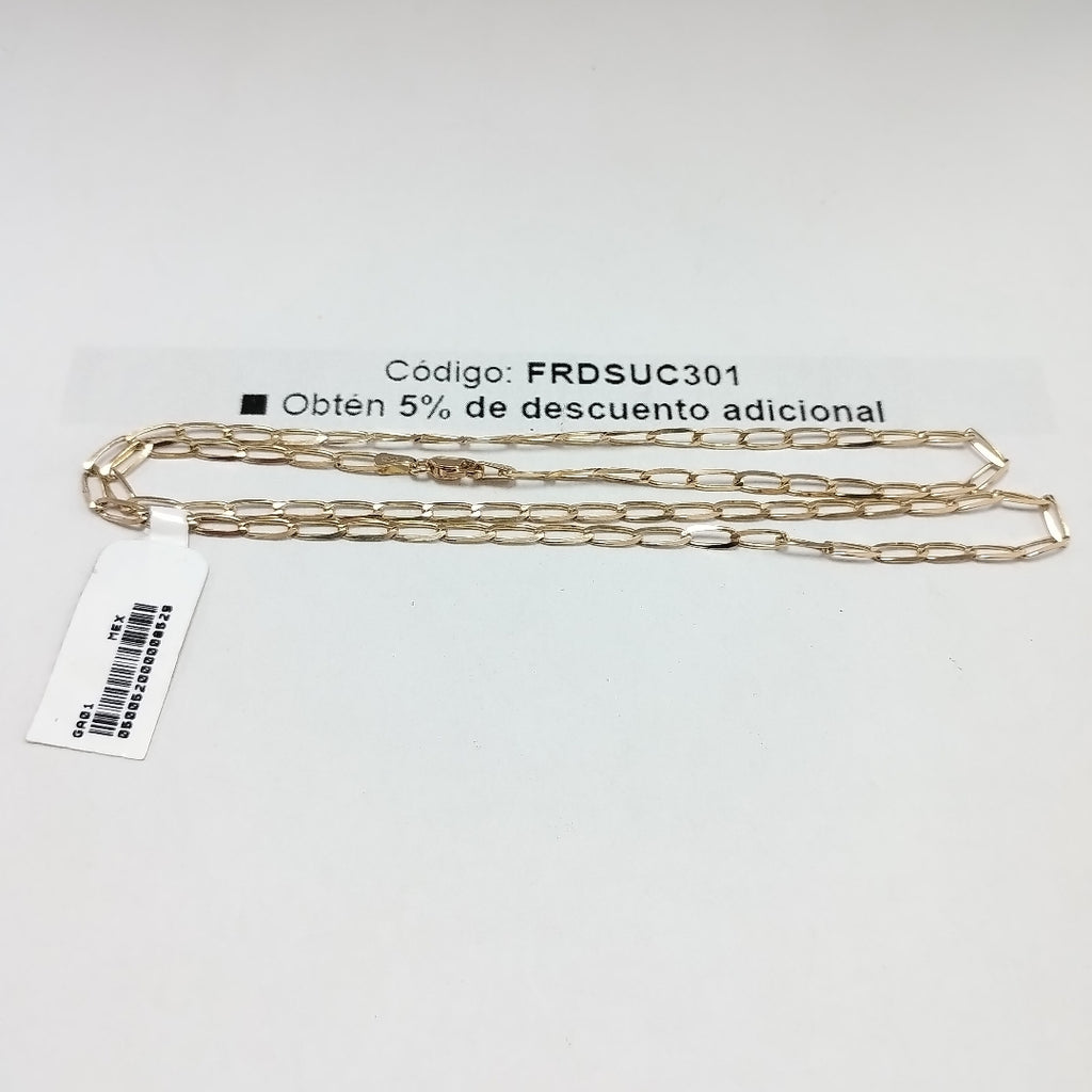 CADENA TEJIDO ESLABONES 6.8G 55 CM (NUEVO)
