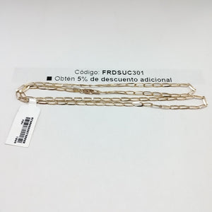 CADENA TEJIDO ESLABONES 6.8G 55 CM (NUEVO)