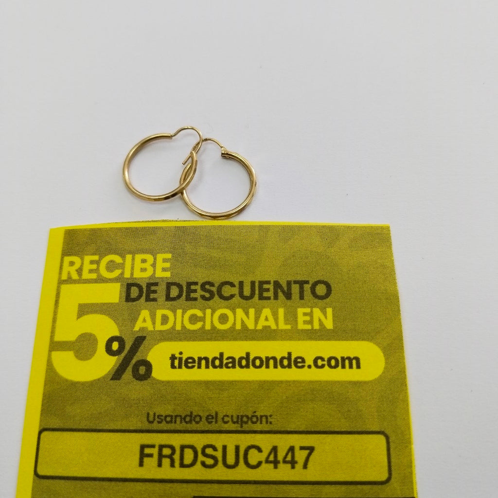 ARRACADAS PAR ORO 10 K 0.9 GRMS (SEMINUEVO)